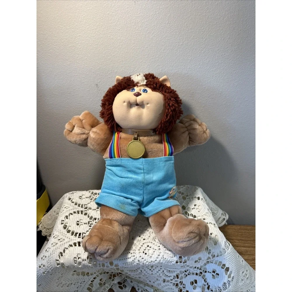 Vintage Cabbage Patch Kids KOOSAS Dog w/ Blue Eyes 1984